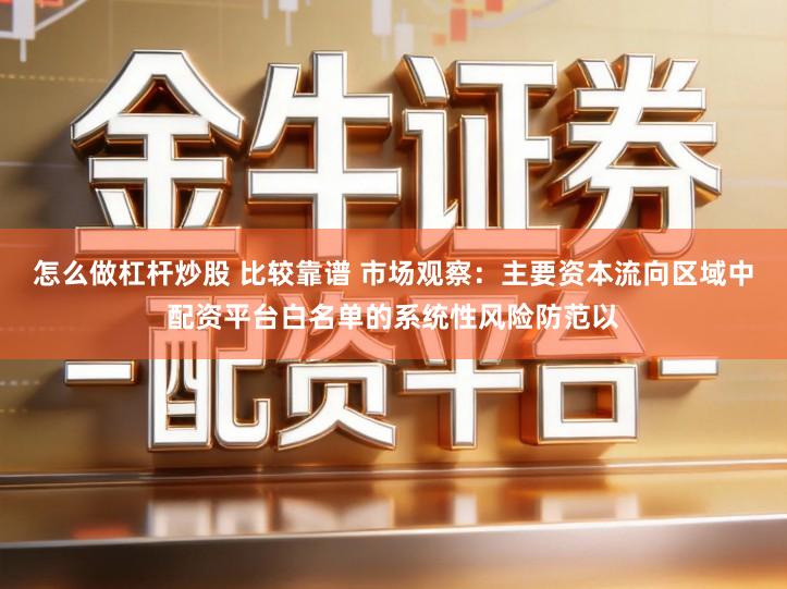 怎么做杠杆炒股 比较靠谱 市场观察：主要资本流向区域中配资平台白名单的系统性风险防范以