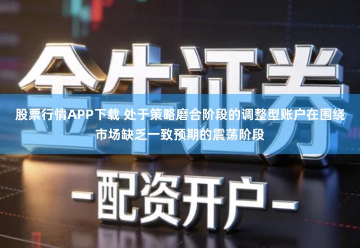 股票行情APP下载 处于策略磨合阶段的调整型账户在围绕市场缺乏一致预期的震荡阶段