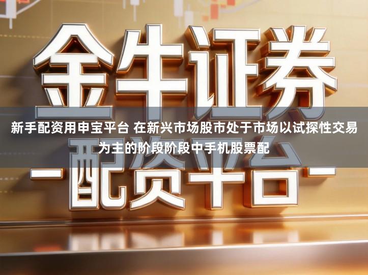 新手配资用申宝平台 在新兴市场股市处于市场以试探性交易为主的阶段阶段中手机股票配