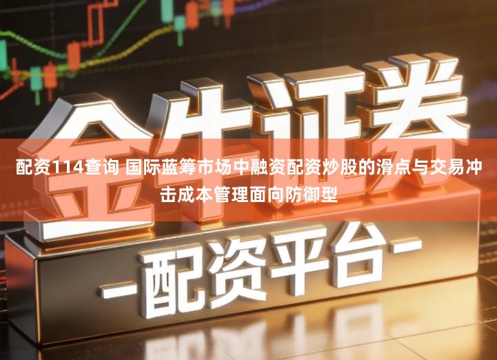 配资114查询 国际蓝筹市场中融资配资炒股的滑点与交易冲击成本管理面向防御型